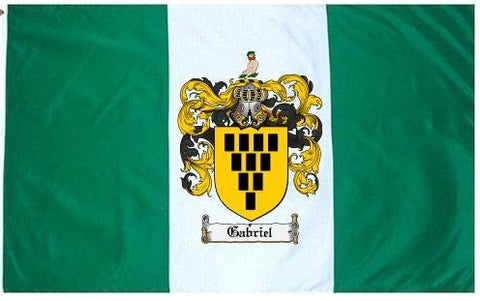 Gabriel family crest coat of arms flag