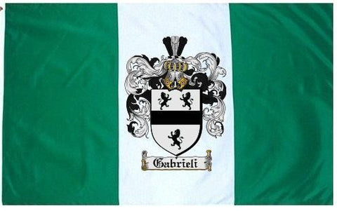 Gabrieli family crest coat of arms flag