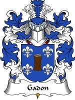 Gadon coat of arms family crest download