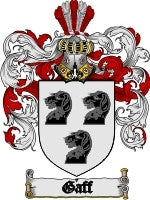 Gaff coat of arms family crest download