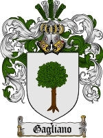 Gagliano coat of arms family crest download