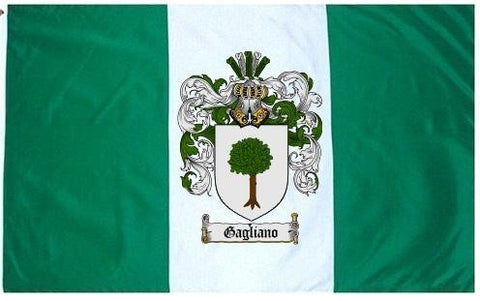 Gagliano family crest coat of arms flag