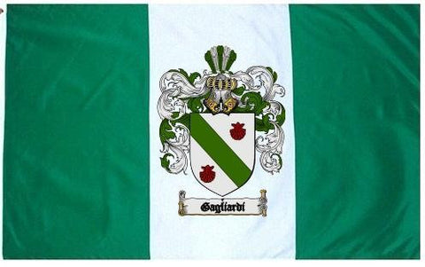 Gagliardi family crest coat of arms flag