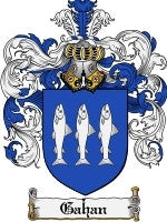 Gahan coat of arms family crest download