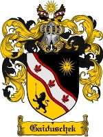 Gaiduschek coat of arms family crest download