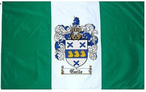 Gaile family crest coat of arms flag