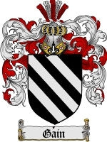 Gain coat of arms family crest download