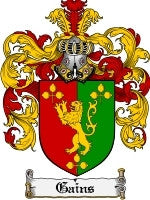Gains coat of arms family crest download