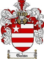 Gaisn coat of arms family crest download