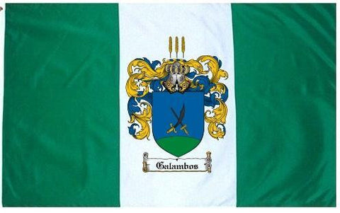 Galambos family crest coat of arms flag