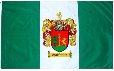 Galantino family crest coat of arms flag