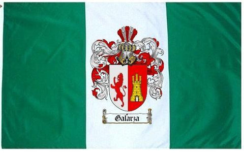 Galarza family crest coat of arms flag