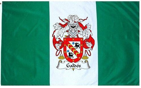 Galdos family crest coat of arms flag