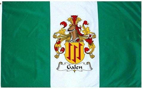 Galen family crest coat of arms flag