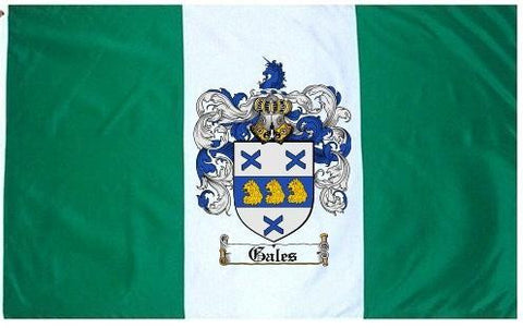 Gales family crest coat of arms flag