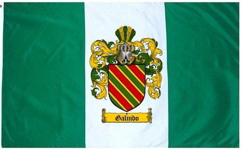 Galindo family crest coat of arms flag