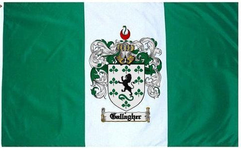 Gallagher family crest coat of arms flag