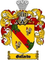 Gallardo coat of arms family crest download