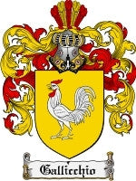 Gallicchio coat of arms family crest download