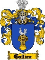 Gallien coat of arms family crest download