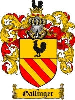 Gallinger coat of arms family crest download