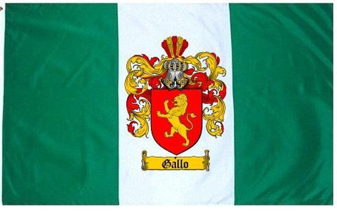 Gallo family crest coat of arms flag