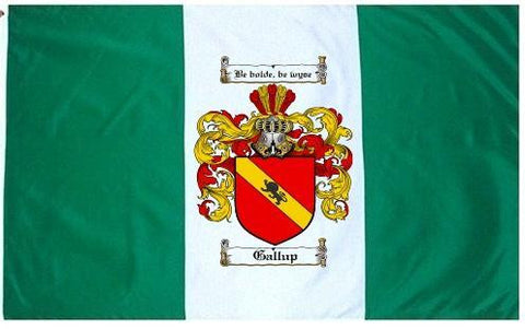 Gallup family crest coat of arms flag