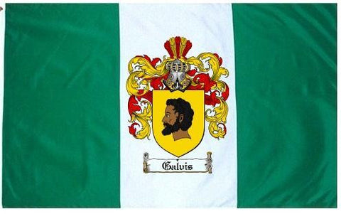 Galvis family crest coat of arms flag