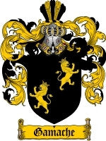 Gamache coat of arms family crest download