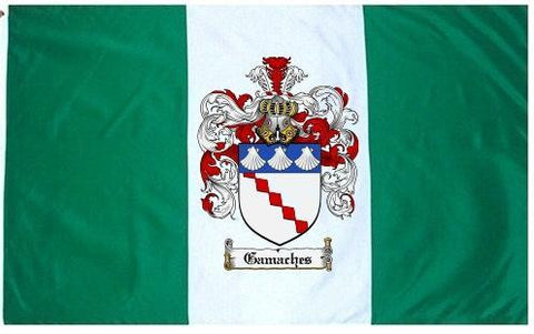 Gamaches family crest coat of arms flag
