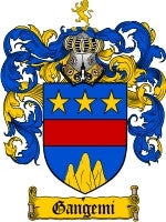 Gangemi coat of arms family crest download