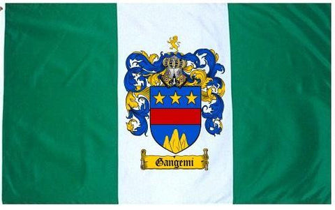 Gangemi family crest coat of arms flag