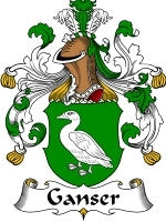 Ganser coat of arms family crest download
