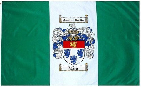 Gara family crest coat of arms flag