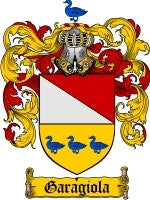 Garagiola coat of arms family crest download
