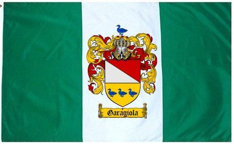 Garagiola family crest coat of arms flag