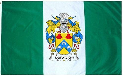 Garategui family crest coat of arms flag