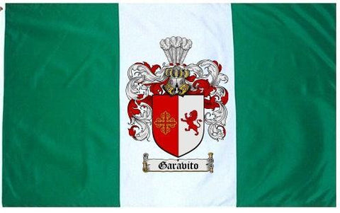 Garavito family crest coat of arms flag