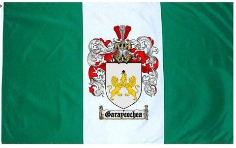 Garaycochea family crest coat of arms flag