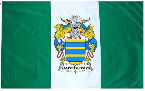 Garcifuentes family crest coat of arms flag