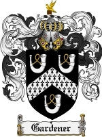 Gardener coat of arms family crest download