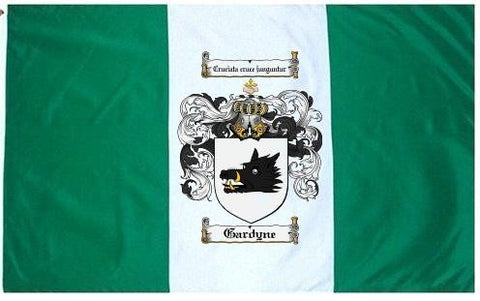 Gardyne family crest coat of arms flag