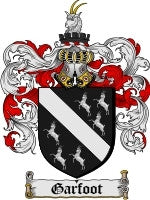 Garfoot coat of arms family crest download