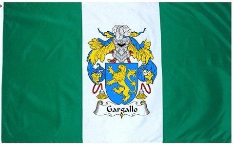 Gargallo family crest coat of arms flag