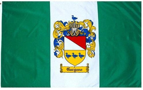 Gargano family crest coat of arms flag