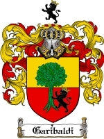 Garibaldi coat of arms family crest download