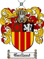 Garlland coat of arms family crest download