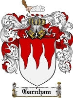 Garnham coat of arms family crest download