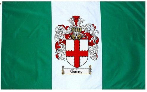 Garny family crest coat of arms flag