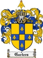 Garters coat of arms family crest download